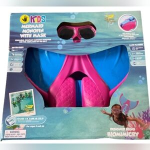 Mermaid fins & goggle set